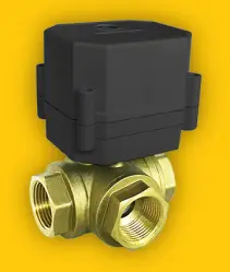 Light Industrial 3 Way Ball Valve