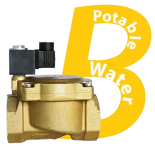 nsf solenoid valves potable water