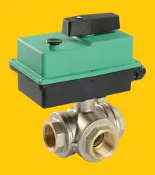 Heavy Industrial 3 Way Ball Valve