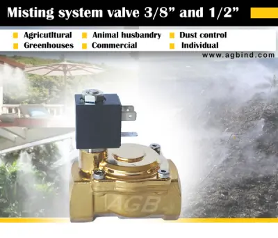 misting solenoid valve