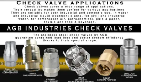 check valve applications