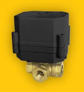 Quarter inch brass 3 way
